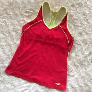 Ladies Running Fitness Top with reflectors